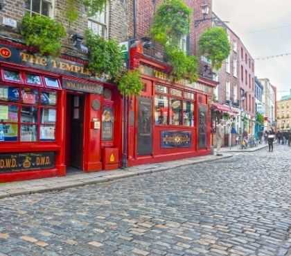 Leuke trendy kroegen groepactiviteit in Temple Bar Dublin 