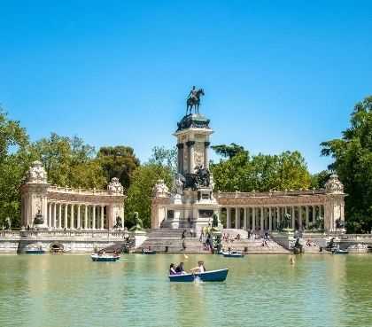 Genieten voor uw groep in Retiropark Madrid 