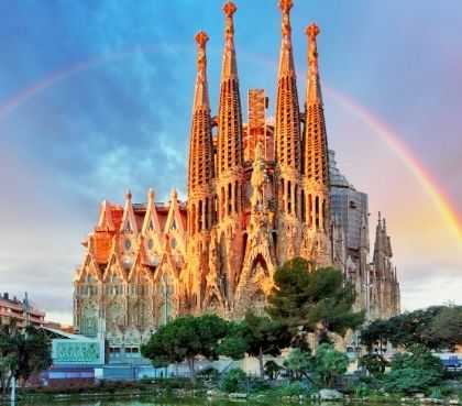 Bewonder samen met uw groep de mooie Segrada Familia in Barcelona