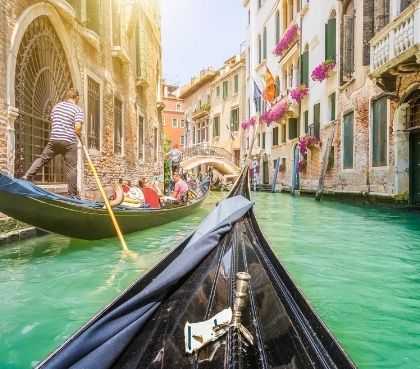 Maak samen met uw groepsreis een gondeltocht door Venetië 