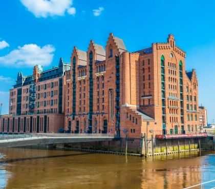 Groepsbezoek aan Speicherstadt in Hamburg 